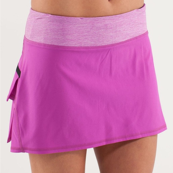 Lululemon Pace Setter Skirt Ultra Violet / Heathered Ultra Violet Size 6 - Picture 1 of 13